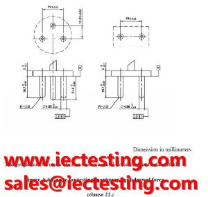 TIS 166-2549	Figure A.6  Gauge for testing maximum withdrawal force