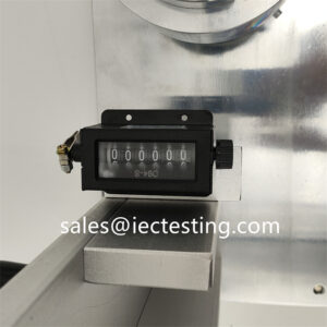 Apparatus for testing cord retention IEC60884 Figure 20