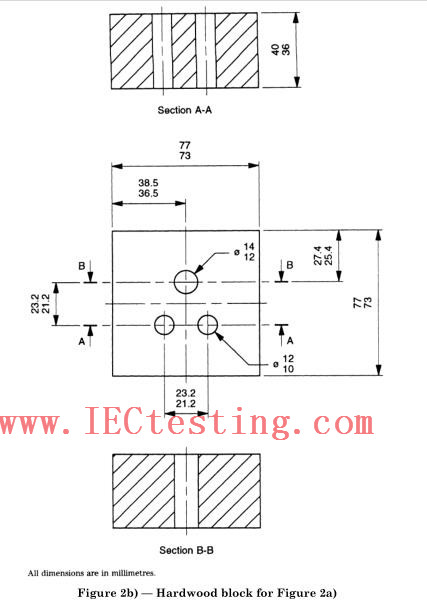 Apparatus for mechanical strength test on resilient covers