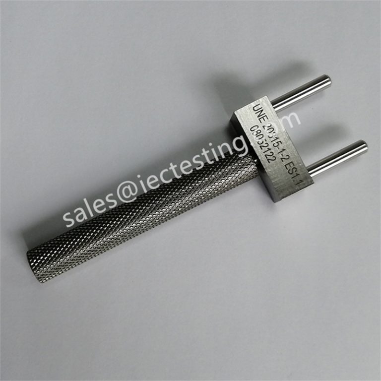 UNE 20315-1 Spanish plug and socket-outlets gauges - IEC Testing Equipment