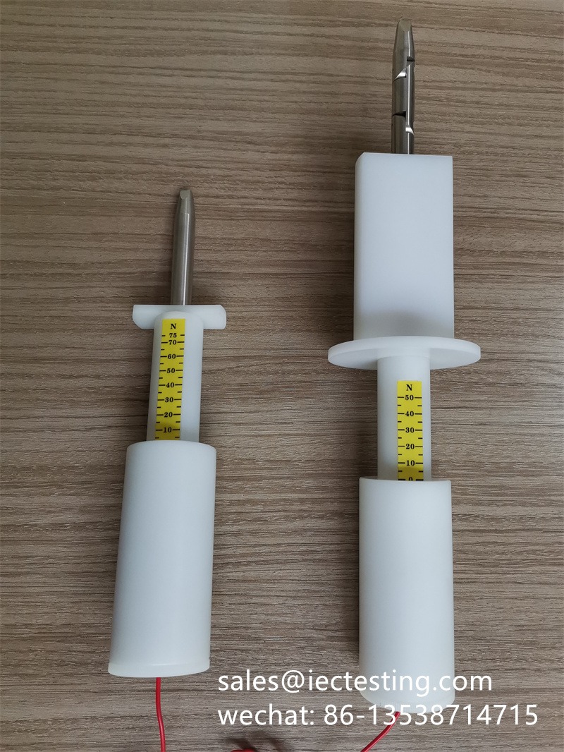 Jointed and Unjointed Test Finger with Standard IEC 61032