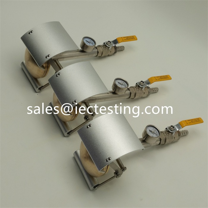 EN60529  IPX3 and IPX4 Water Ingress Tester For Lighting Fixtures handheld spray nozzle